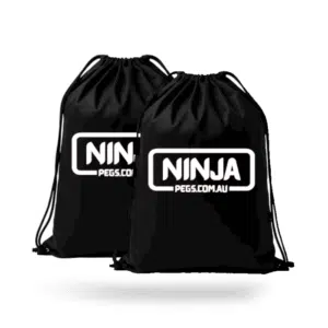 Ninja Pegs Metal clothes pegs carry pouch