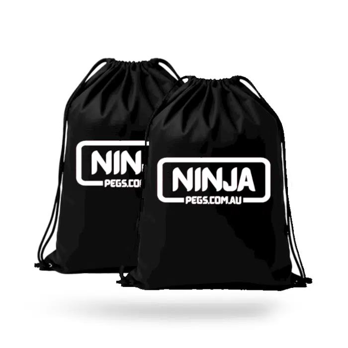 Ninja Pegs Metal clothes pegs carry pouch